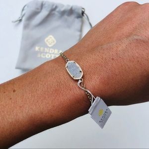NWT KENDRA SCOTT Elaina Gold + Drusy Bracelet